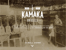 Tablet Screenshot of kamakahawaii.com